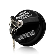 Locking Gas Cap with Keys, Lock Fuel Cap Cover, Replacement #10504 77300 