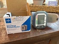 Medline Automatic Wrist Blood Pressure Monitor Digital Memory 1 Unit w/ Guide