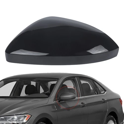 Driver Left Side Mirror Cover Cap No-Turn Signal For 2019 2020-2025 VW JETTA