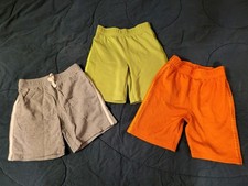 Lot of 3 JUMPING BEANS BOYS ACTIVE SHORTS Gray, Orange and Green