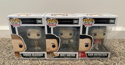 3x LOT - CASINO - FUNKO POPS!  Near Mint+