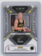 2023-24 Panini Prizm Sensational Signatures RC Autograph Utah Jazz Joey Hauser