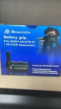 PowerExtra Battery Grip Fits Sony VG-C3EM, 3360316 NEW 