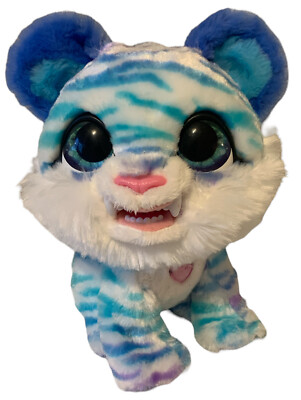 FurReal Friends Sabretooth Tiger Kitty Interactive Plush Sound & Motion Works!