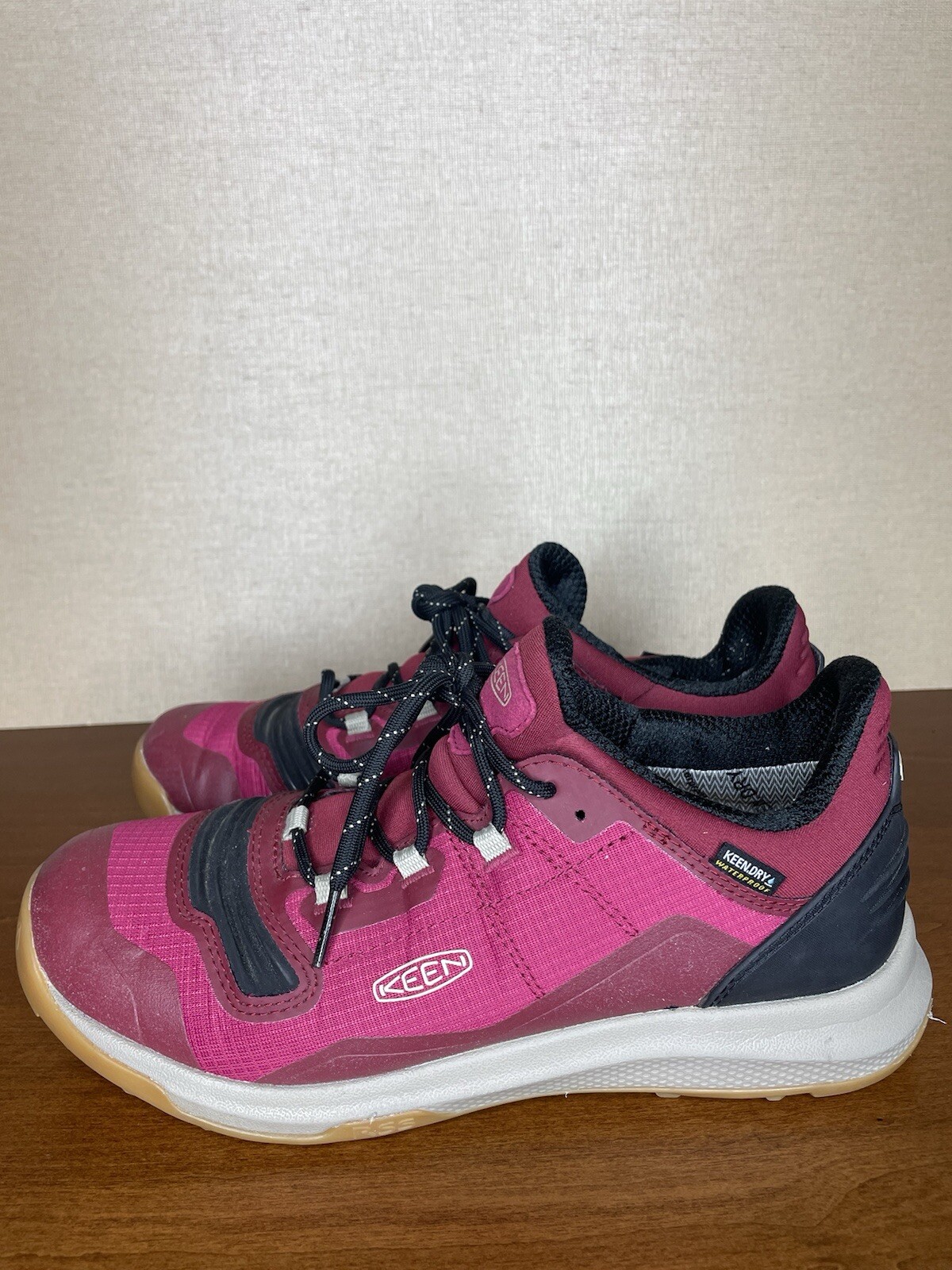 Scarpe Keen Tempo Flex Donna Taglia 8 Basse Impermeabili Escursionismo Trail Running Jam Taupe