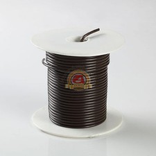 100FT High Performance Brown 18 Gauge AWG 100' 12V Primary Wire Made in USA