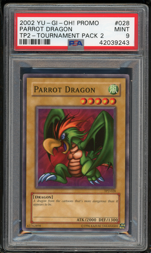 2002 YU-GI-Oh! Promo TP2-028 Parrot Dragon-PSA 9 MINT-Tournament Pack 2 ✨ - Picture 1 of 2