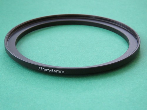 77 mm-86 mm Stepping Step Up Stecker-Buchse Filter Ring Adapter 77 mm-86 mm - Bild 1 von 2