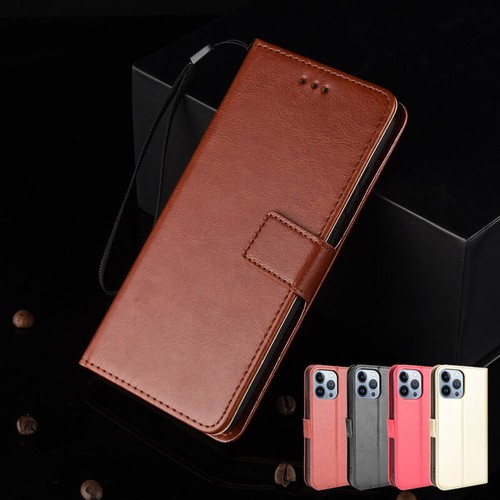 Leather Wallet Cover Flip Soft Phone Case For iPhone 15 14 13 Pro 12 11 XS XR X - Picture 15 of 16