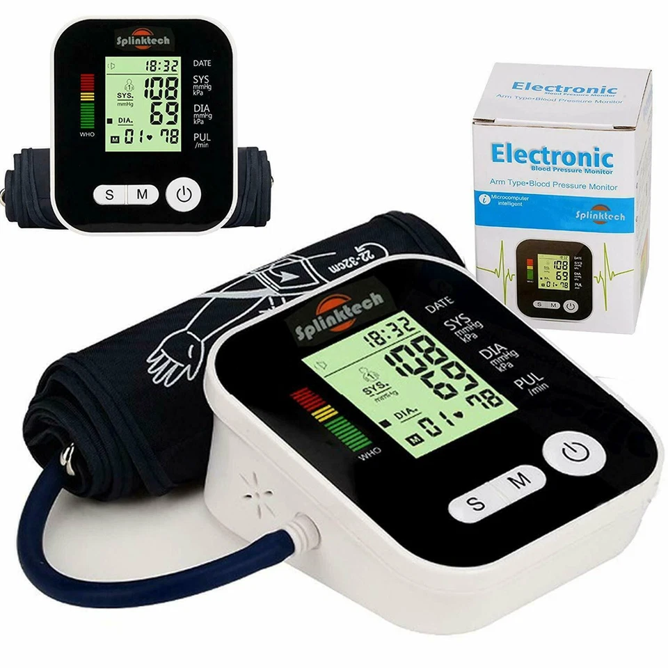 UKEDEALS Blood Pressure Monitor Digital Automatic Upper Arm Intellisense 180 Memory UKED.