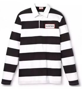 polo black and white striped shirt