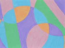 ABSTRACT 2023-373 Collectible ORIGINAL Acrylic Painting by Artist Benita Blair