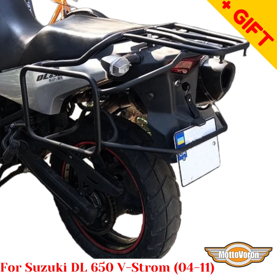 Para Suzuki DL650 V-Strom Sistema Portaequipajes DL 650 Alforjas (04-11), Bonus Foto 2 de 4