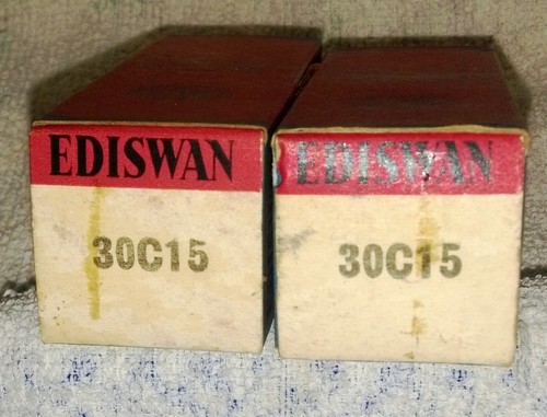 Nuevo de lote antiguo Ediswan 30C15 (PCF800) tubo de vacío radio TV válvula, PROBADO - Imagen 2 de 4