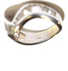 14k white gold 1ct round diamond wedding band anniversary ring 6.5g 6 — photo 7