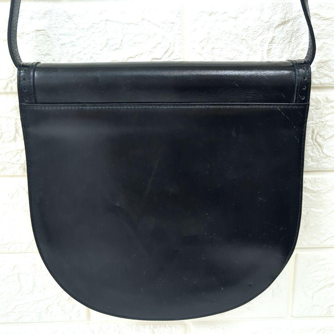 Borsa a tracolla originale Yves Saint Laurent in pelle nera dal Giappone