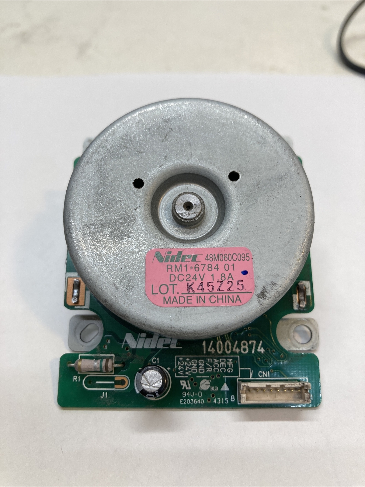 Nidec RM1-6784 RM16784 Fuser Drive Motor Assembly DC24V Made in China TESTED