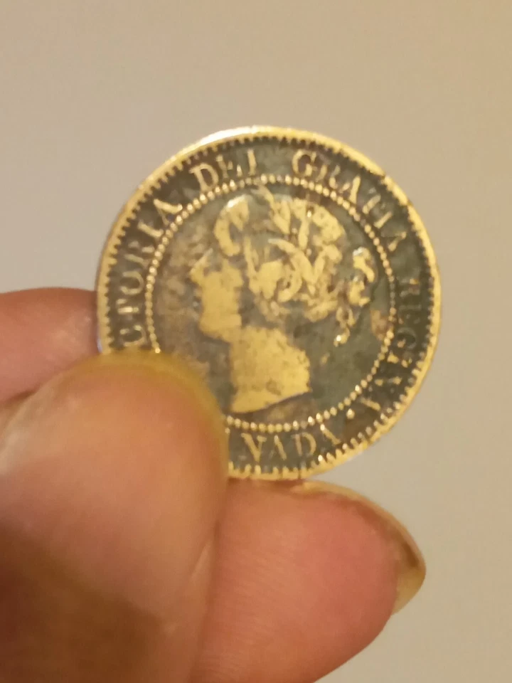 1859 BRASS Large Cent Rare - Image 2 of 2