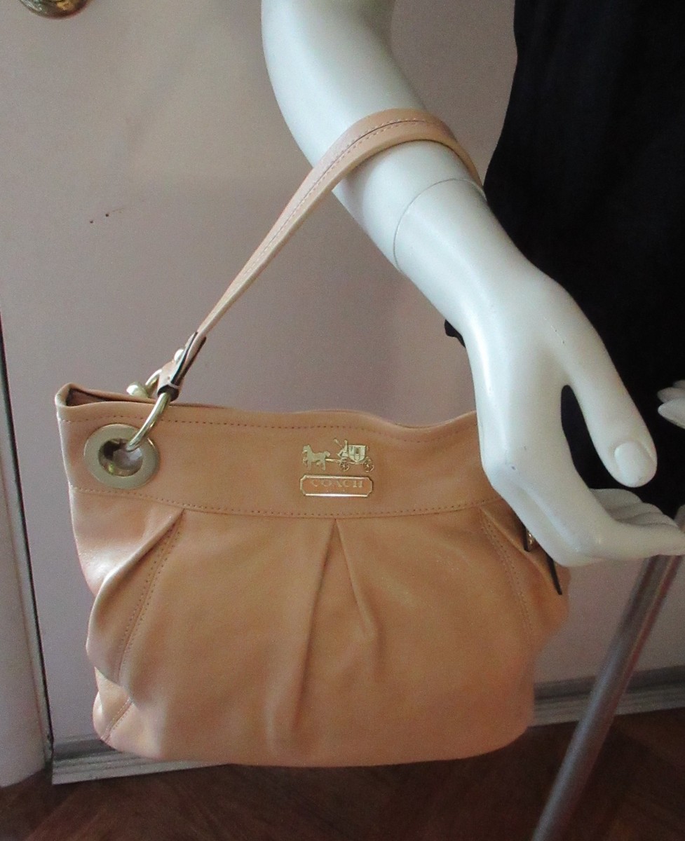 コーチ COACH ニューマディソン 14501721 レディース NWT Coach Madison Pleated Leather Hippie Handle/Convertible