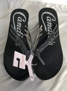 candies flip flops wedge