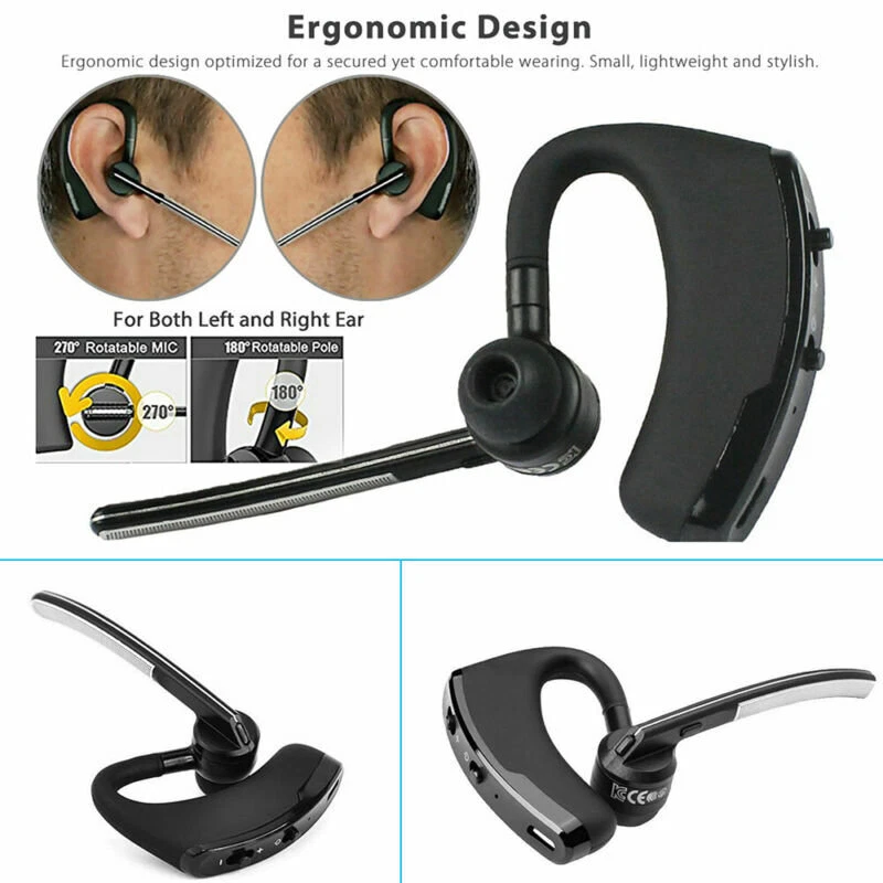 Wireless Bluetooth Handsfree Earphone Earbud Headset V8 with Microphone - Image 3 of 4