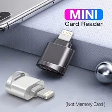 SD TF Mini Card Reader for iPhone for iPad Connection External Expansion Memory