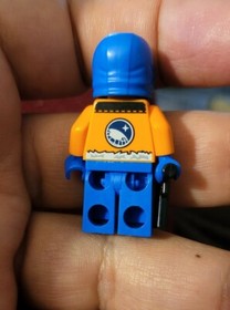 LEGO Minifigure City Arctic Explorer Hood Hat Glasses Green cty0493 60033 60035 