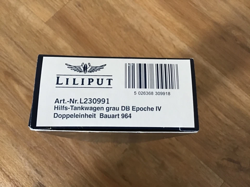 Liliput L230991 Hilfs-Tankwagen Grau DB Epoche IV Doppeleinheit Bauart 964 Boxed - Image 2 of 4