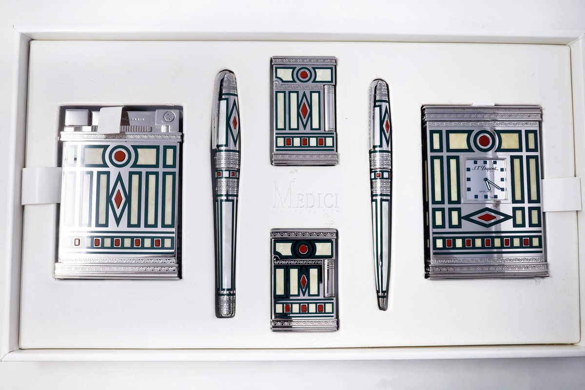 S.T. Dupont Medici Limited Edition 6-piece Collectors Set - New