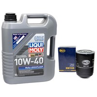 MotoröL Set MOS2 Leichtlauf 10W40 5 Liter ÖLfilter SM108 FüR Audi Opel Seat VW