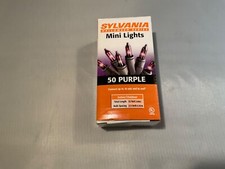 NIB Sylvania 50 Purple Halloween Series Mini Lights -B25