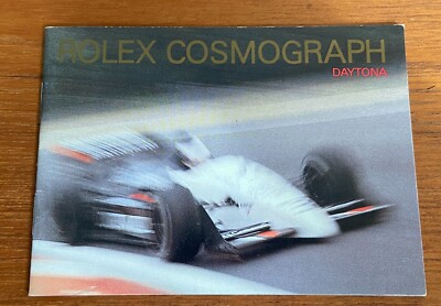 Rolex Cosmograph Booklet, 1998, For Cal 4030 Daytona 16520  