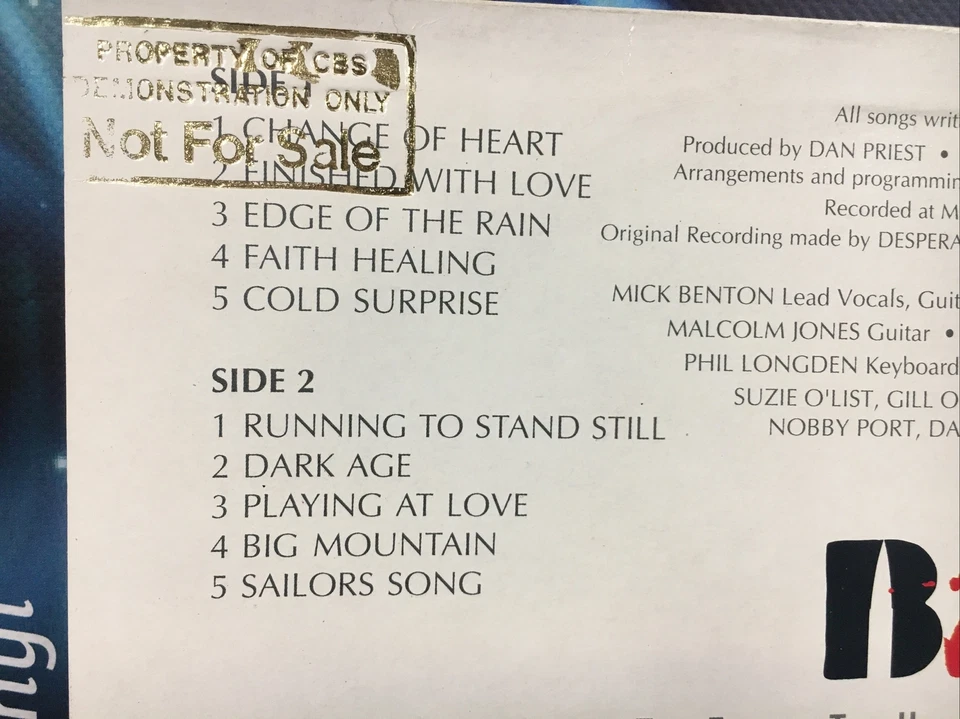 Bite The Bullet Self Titled LP Album Vinyl Record 465089 A1/B1 Rock 80’s - Image 3 of 4