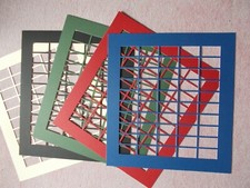 CIGARETTE CARD MOUNT WITH 50 OPENINGS FOR STANDARD CARDS