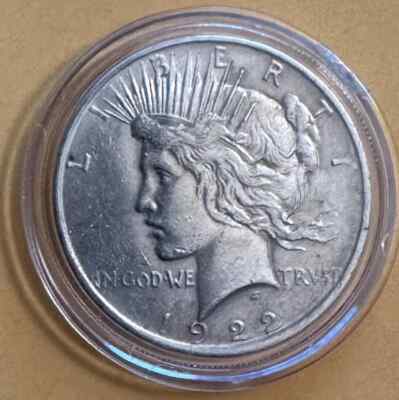 1922 Liberty peace silver one dollar US coin 90% Silver | eBay