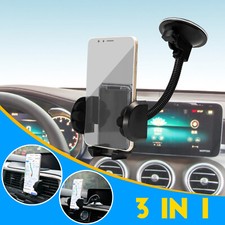 Universal IN Car Phone Stand Cradle Windscreen Mobile Holder Dashboard GPS Mount