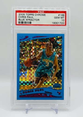 Chris Paul [Blue Xfractor] #168 2005 Topps Chrome card