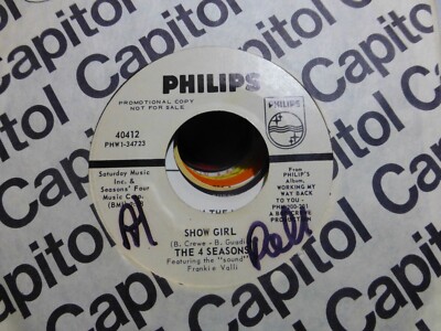 THE 4 SEASONS SHOW GIRL & TELL IT TO THE RAIN  PROMO NM  45