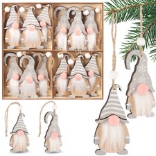 Weihnachtsbaum Anhänger Holz 12 Wichtel Figuren Holzanhänger Deko Weihnachten