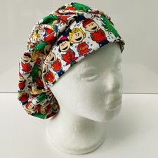 surgical cap, bouffant style with cord lock - Christmas : Snoopy Peanuts