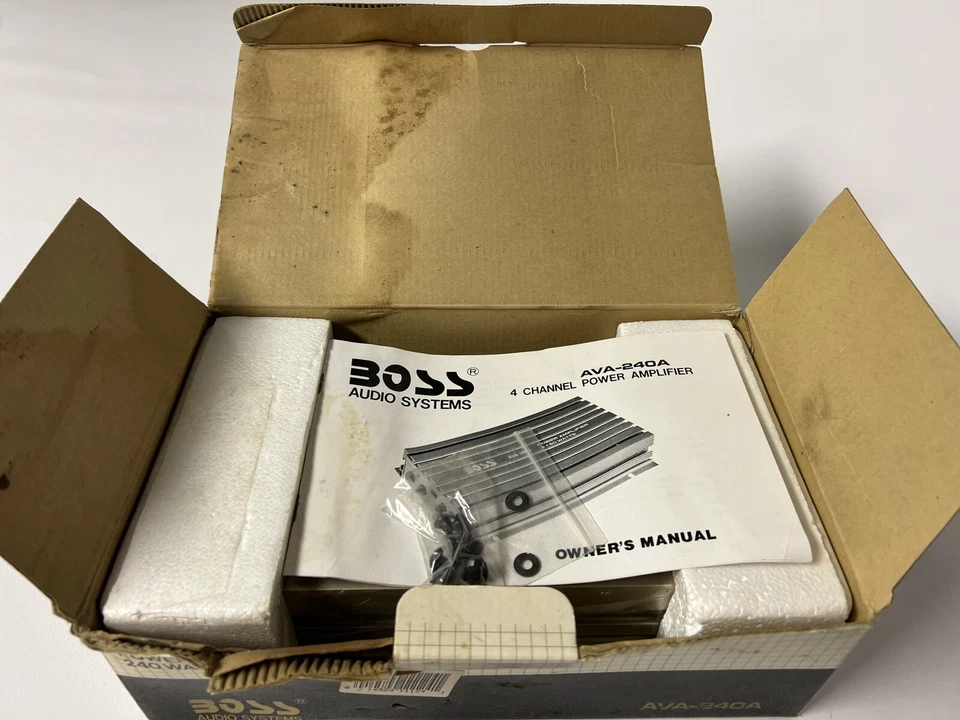 Boss Audio Systems AVA-240A усилитель мощности - 240 Вт 4 канала - новый из старых запасов - Изображение 3 из 4