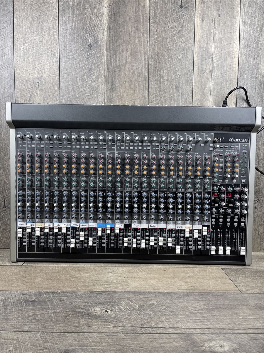 Mackie 2404-VLZ3 24-Channel 4-Bus Mixing Console | eBay Mackie 2404-VLZ3 24-Channel 4-Bus Mixing Console | eBay