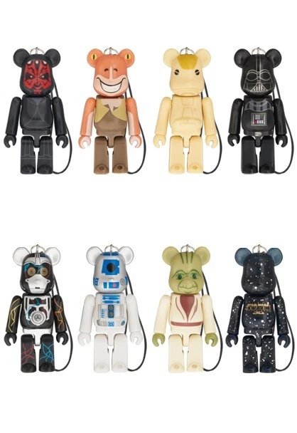 Bearbrick Be@rbrick 70% Medicom Juguete Artista Juguete Llavero STAR WARS S1-S2 Foto 3 de 3