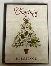 16Pack CHRISTMAS CARDS  Envelopes Family Christian Inside Message  Scripture