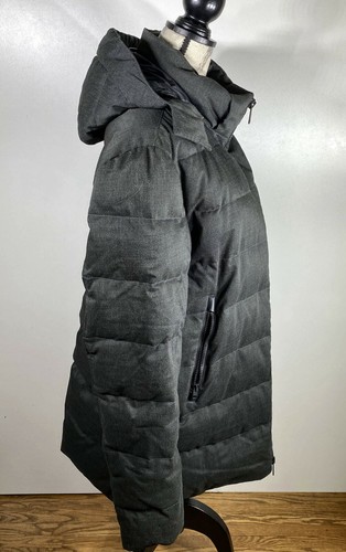 HERNO Herno Hooded Down Jacket Men's Black Pre-owned Size 54 - Picture 6 of 6