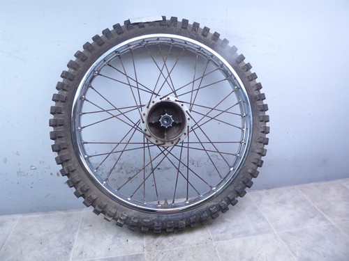 1973 Hodaka Wombat 125 S794-2) chrome front wheel rim 21in - Picture 7 of 12