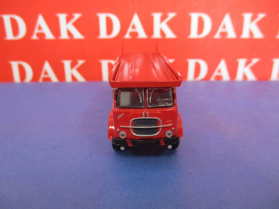 1/87 Modellino Camion Bisarca Rossa Fiat 640 ( 673 )Team Rally Lancia Alitalia - Immagine 3 di 4