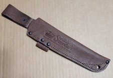 LEATHER BELT SHEATH FOR UP TO 4 1/2" BLADE KNIVES, KIZLYAR BRAND, KKOK6112
