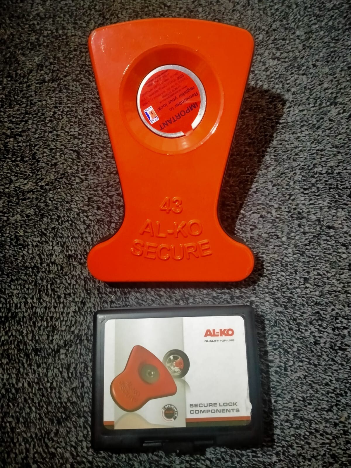 ALKO Wheel Number 43 Caravan Wheel Lock eBay