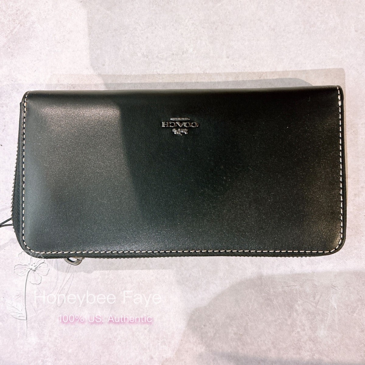 NWT Disney X Coach Long Zip Around Wallet With Mickey Mouse